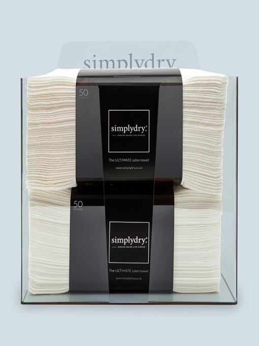 medium holder white | Simply Dry Disposable Salon Towels